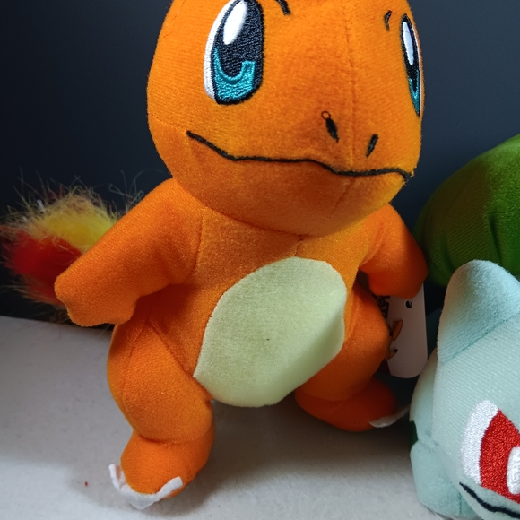 Pokemon Starter Kit 1 Charmander Bulbasaur Squirtle Plush doll 6" Stuffed Animal - Picture 5 of 5
